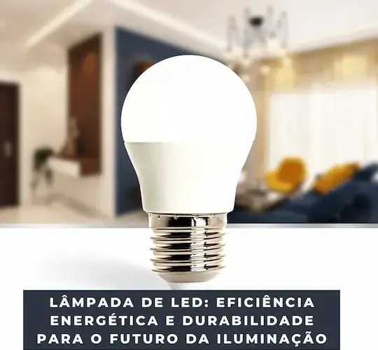 Dark Blue and White Professional LED Light Bulb Instagram Post 1