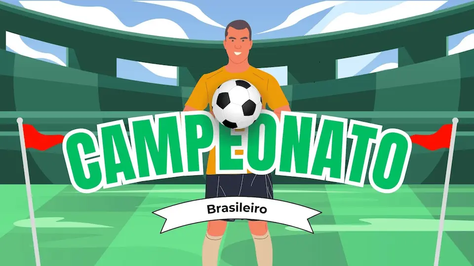 Green Illustration Soccer Presentation