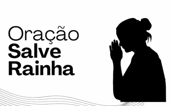 Miniatura do youtube oracao do dia minimalista branco e preto