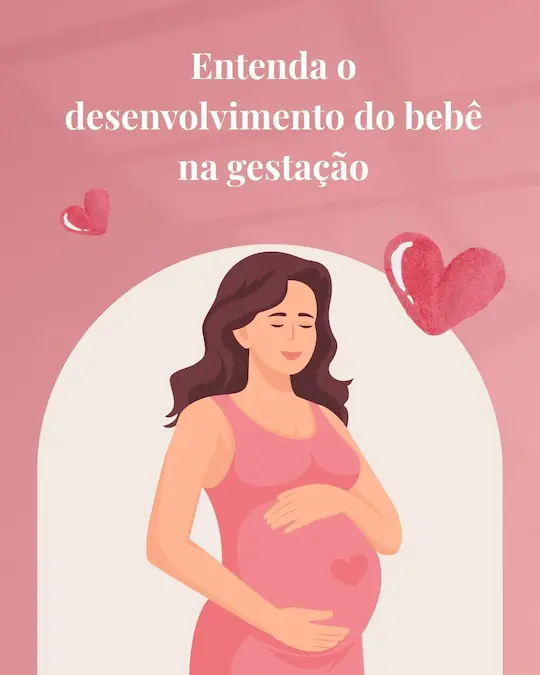 Quando o bebê começa a ficar acima do umbigo? Entenda o desenvolvimento do bebê na gestação 25 Pink and White Modern Pregnancy Tips Instagram Post